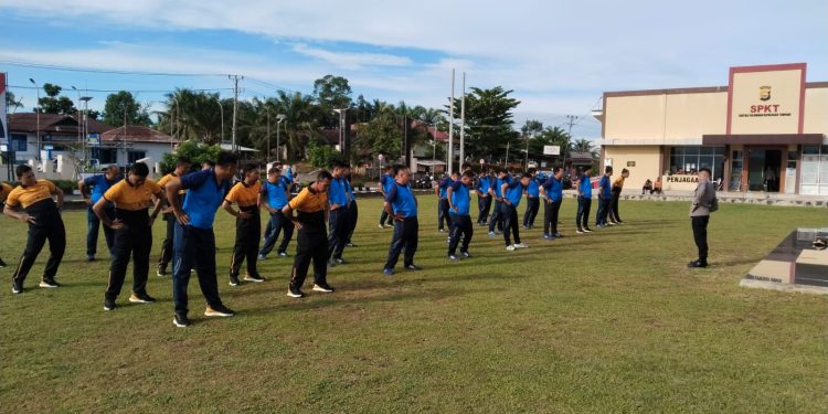 Tingkatkan Kebugaran Personel, Polres Bengkulu Tengah Gelar Kesamaptaan Jasmani Semester I 2025