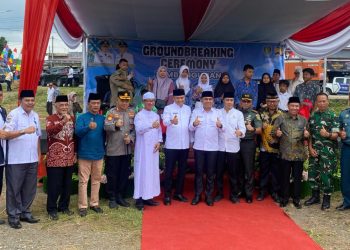 Kapolres Bengkulu Tengah Hadiri Groundbreaking Masjid Agung, Tunjukkan Dukungan terhadap Program Keagamaan Daerah