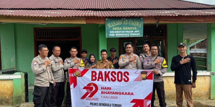 Sambut Hari Bhayangkara ke-79, Polsek Pagar Jati Gelar Bhakti Sosial Religi di Masjid dan Gereja