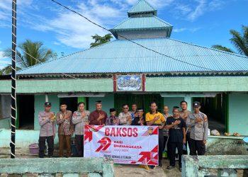Polsek Taba Penanjung Polres Bengkulu Tengah Gelar Bakti Sosial Religi Sambut HUT Bhayangkara ke-79