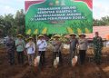 Kapolda Bengkulu Melaksanakan Penanaman Jagung Serentak Kuartal III di Kecamatan Pondok Kelapa, Bengkulu Tengah