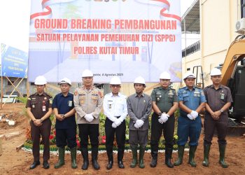 Polres Kutai Timur Laksanakan Groundbreaking SPPG MBG Serentak se-Indonesia