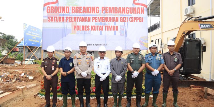 Polres Kutai Timur Laksanakan Groundbreaking SPPG MBG Serentak se-Indonesia