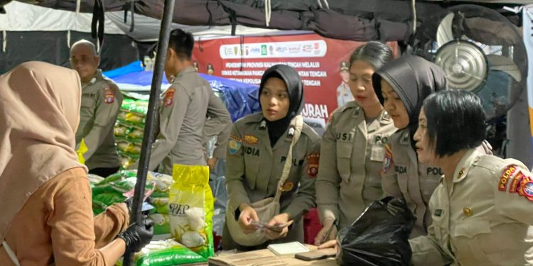 Polda Kalteng Gelar Gerakan Pangan Murah, Bantu Penuhi Kebutuhan Warga