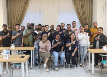 Satgas Ops Damai Cartenz Jalin Silaturahmi dengan Wartawan di Jayapura