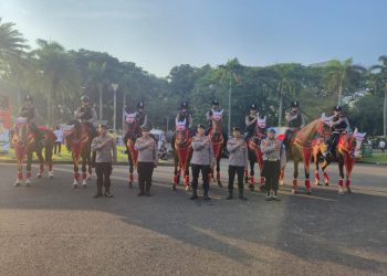 *Polri Kerahkan Pasukan Berkuda Turangga untuk Amankan HUT RI ke-80*