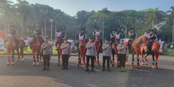 *Polri Kerahkan Pasukan Berkuda Turangga untuk Amankan HUT RI ke-80*