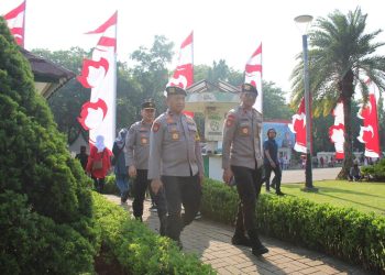 *Polri Pastikan Keamanan di Kawasan Bundaran HI, Cek Langsung Personel Ops Merdeka Jaya 2025*