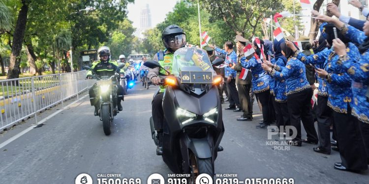 Kakorlantas Polri Pantau Pengamanan HUT ke-80 RI, Pastikan Lalu Lintas Lancar hingga Pesta Rakyat