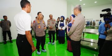 Hadiri Groundbreaking di Sidoarjo, Kapolri Sebut Polri Sudah Miliki 458 SPPG
