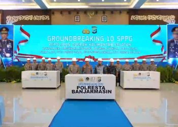 Kapolri Kembali Resmikan dan Groundbreaking SPPG di Kalsel, Dukung Program MBG