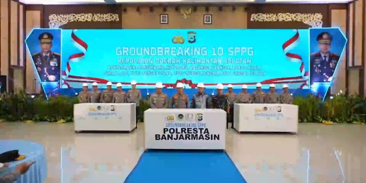 Kapolri Kembali Resmikan dan Groundbreaking SPPG di Kalsel, Dukung Program MBG