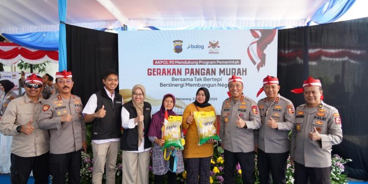 SIARAN PERS POLRI* *GERAKAN PASAR MURAH POLRI WUJUD BAKTI KONKRIT BAGI MASYARAKAT, ALUMNI AKPOL 90 GELAR PASAR MURAH DI SEMARANG