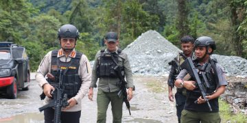 Rekonstruksi Kasus Pembunuhan 2 Personel Brimob di Nabire, Satgas Ops Damai Cartenz Peragakan 21 Adegan