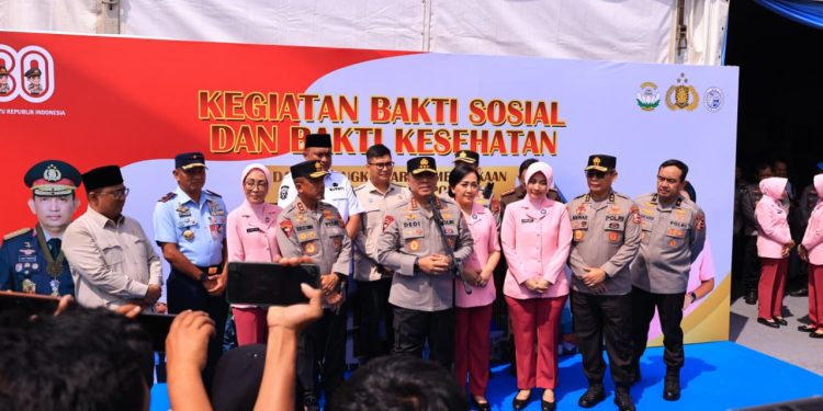 Wakapolri Tinjau Pembangunan SMA Kemala Taruna Bhayangkara dan Gelar Bakti Sosial Serta Bakti Kesehatan di Bogor