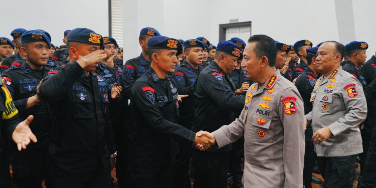 Kunjungi Mako Brimob Kwitang, Kapolri Beri Apresiasi dan Perkuat Motivasi