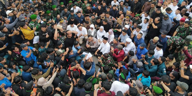 Empat Aksi Tolak Kenaikan Tunjangan DPR di Lampung Berjalan Kondusif