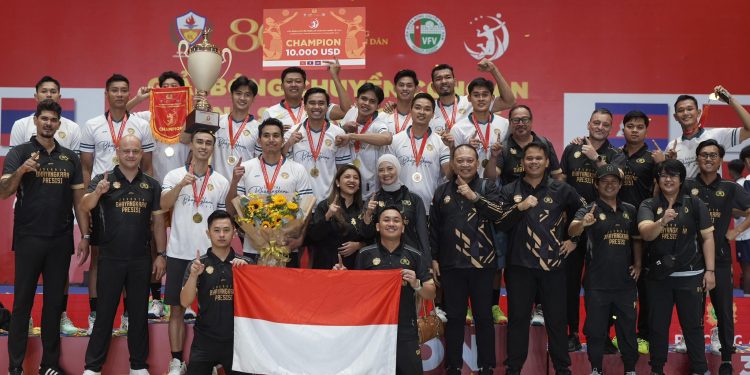 Jakarta Bhayangkara Presisi Juara Turnamen Voli Internasional di Vietnam*
