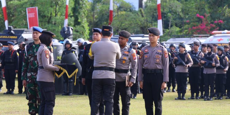 Fokus Pemulihan Kamtibmas, Polda Kalteng Gelar Apel Operasi Aman Nusa I Telabang 2025