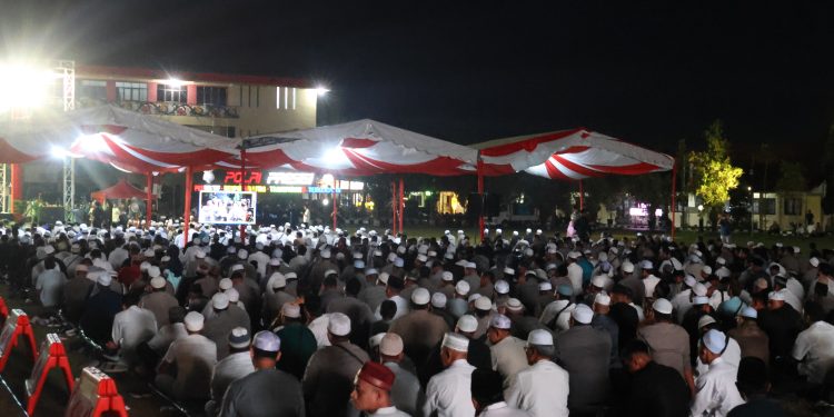 Ribuan Jamaah Padati Tabligh Akbar Maulid Nabi di Polda Kalten