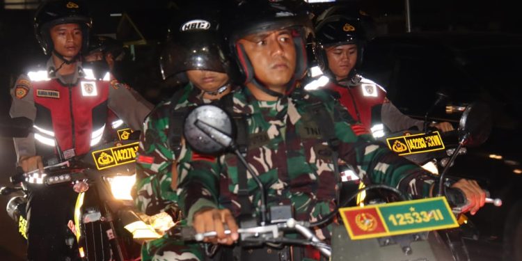 Sinergi TNI-Polri di Bengkulu: Patroli Bersama Jaga Kamtibmas Kondusifitas Masyarakat