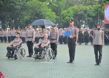 Empat Polisi Polda Jabar Naik Pangkat Luar Biasa atas Dedikasi dan Pengorbanannya