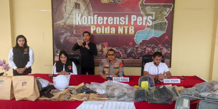 Polda NTB Tetapkan 20 Tersangka Kasus Pengerusakan dan Penjarahan Saat Unjuk Rasa 30 Agustus
