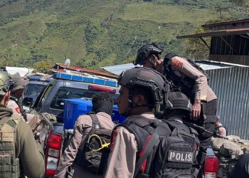 *Satgas Ops Damai Cartenz Evakuasi Jenazah Korban Penembakan di Puncak Jaya Berjalan Lancar*