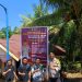 Polres Bengkulu Tengah Pasang Sticker Dan Spanduk  Himbauan di Desa Penyanggah PT. RAA