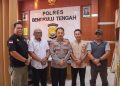 Sinergi, Kapolres Bengkulu Tengah Terima Audensi Ketua SMSI Bengkulu dan Sekretaris LSM LIRA