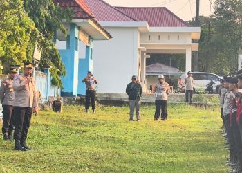 Polres Bengkulu Tengah Amankan Kegiatan Senator Peduli Ketahanan Pangan oleh DPD RI di Subwil Barat I Bengkulu Tengah