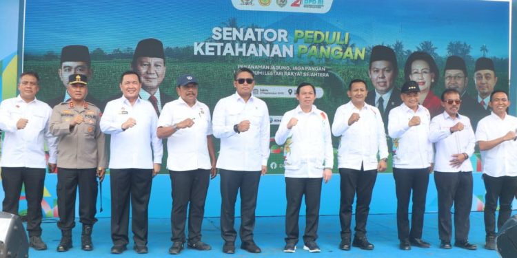 *Kapolda Bengkulu Hadiri Kegiatan Senator Peduli Ketahanan Pangan oleh DPD RI di Subwil Barat I Bengkulu Tengah*