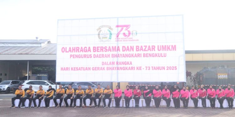 Kapolda Bengkulu Ajak Polri dan Bhayangkari Perkuat Kebersamaan Lewat Olahraga dan Bazar UMKM HKGB ke-73