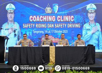 Pelatihan Coaching Clinic Safety Riding dan Safety Driving, Dirgakkum Tingkatkan Kompetensi Profesionalisme dan Humanis Anggota PJR