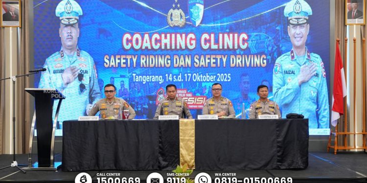 Pelatihan Coaching Clinic Safety Riding dan Safety Driving, Dirgakkum Tingkatkan Kompetensi Profesionalisme dan Humanis Anggota PJR