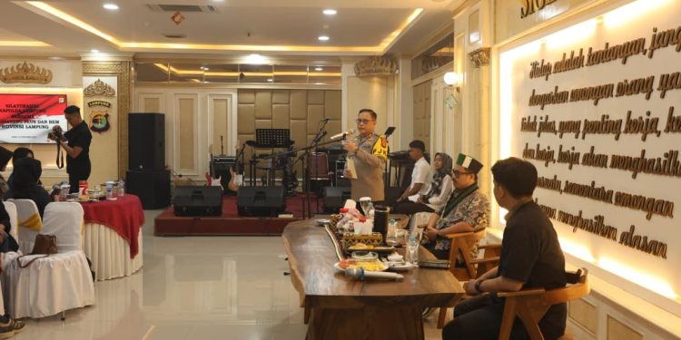 *Kapolda Lampung, OKP Cipayung dan BEM Lampung, Wujudkan Sinergitas Jaga Kamtibmas*