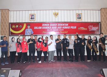 Polda Bengkulu Gelar Donor Darah Wujudkan Semangat Humanis di Hari Jadi Humas Polri ke-74
