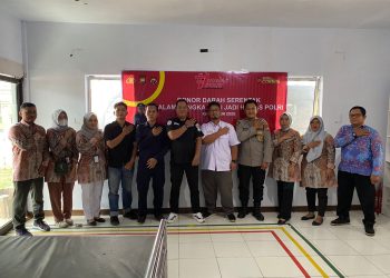 Polres Bengkulu Tengah Gelar Donor Darah Peringati Hari Jadi Humas Polri ke-74