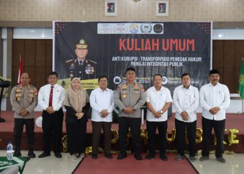 Wakapolda Bengkulu Berikan Kuliah Umum tentang Anti Korupsi di Universitas Muhammadiyah Bengkulu*