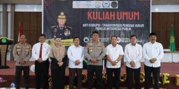 Wakapolda Bengkulu Berikan Kuliah Umum tentang Anti Korupsi di Universitas Muhammadiyah Bengkulu*