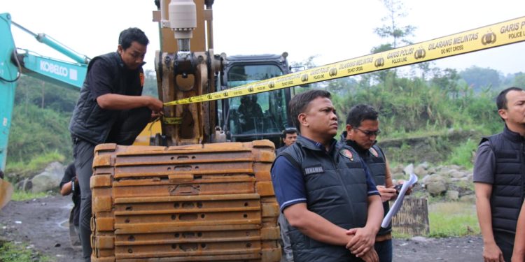 Bareskrim Polri Tindak Tambang Pasir Ilegal di Kawasan Taman Nasional Gunung Merapi