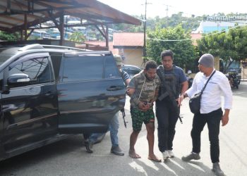 Pelaku Pembunuhan Nakes Kiwirok Berhasil Ditangkap Satgas Operasi Damai Cartenz di Keerom