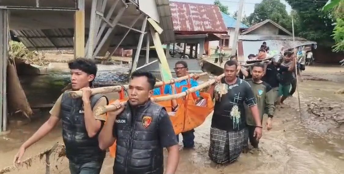 Polres Pidie Jaya dan Tim Gabungan Temukan Santri yang Hanyut di Jangka Buya
