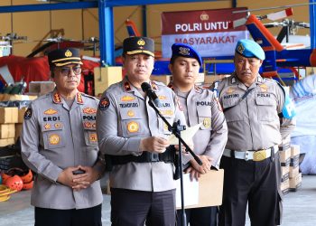 *Ratusan Personel Brimob, Samapta, Medis, dan K9 Dikerahkan Polri Perkuat Penanganan Bencana*