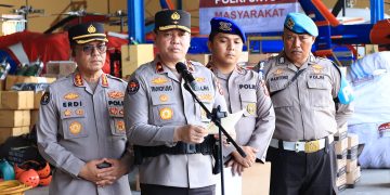 *Ratusan Personel Brimob, Samapta, Medis, dan K9 Dikerahkan Polri Perkuat Penanganan Bencana*