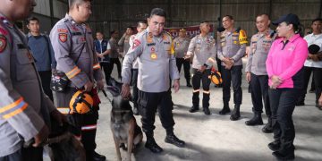 Polda Sumut Kerahkan Unit K9 untuk Percepat Pencarian Korban Banjir Bandang dan Longsor di Tapteng–Sibolga