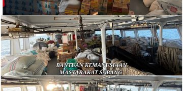 KP Wisanggeni-8005 Angkut Bantuan Kemanusiaan dari Sabang ke Pelabuhan Malahayati
