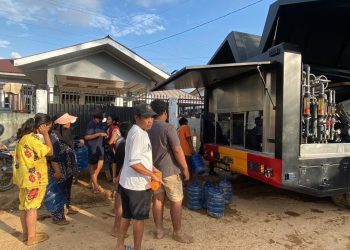 Air Bersih Didistribusikan, Polda Sumut Bantu Pulihkan Kondisi Masyarakat Tapteng