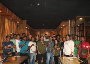 Satgas Humas Operasi Damai Cartenz-2025 Perkuat Sinergi Media Lewat Silaturahmi di Timika