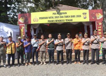 Pastikan Pengamanan Nataru, Kapolda Bengkulu Cek Pos Pam Curup, Pos Yan Kepahiang dan Liku Sembilan